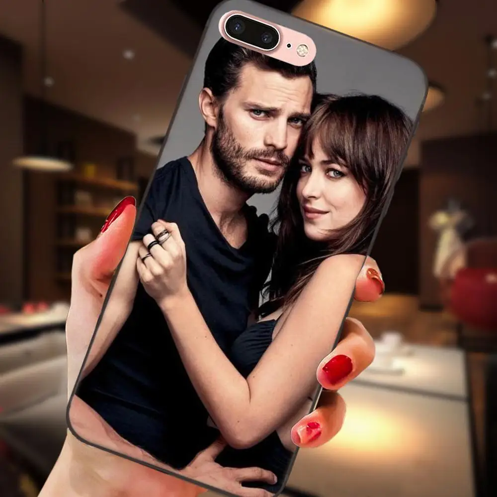 Fifty Shades Of серый мягкий TPU Live Love Phone для Apple iPhone 4 4s 5 5S SE 6 S 7 8 Plus X XS Max XR|Чехлы-накладки| |