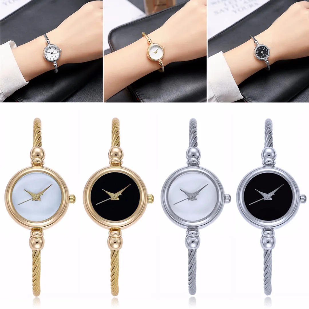 Buy Shellhard 1pc Fashion Simple Dial Steel Wire