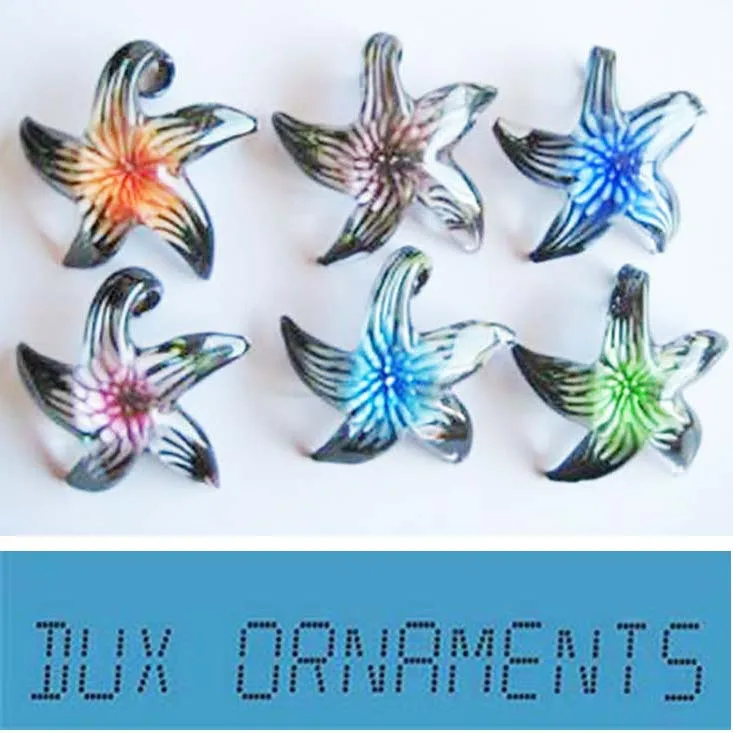 

Wholesale Murano Glass Pendants jewelry Pendant Necklace gold dust murano lampwork pendant (Mix) By Dux Ornaments