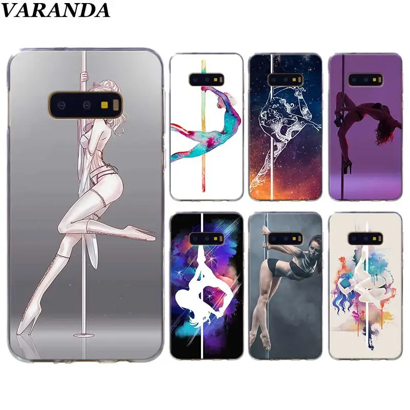 

Pole dance dancing Fitnes Phone cases for Samsung Galaxy S10 Plus S10e S8 S9 Plus S6 S7 edge A50 Note 8 9 TPU Soft Silicone case