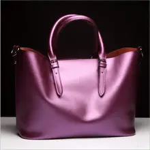 2017 Nouveau Style DE LUXE En Cuir Véritable Femmes Sac À Bandoulière Concepteur de Marque de Vache véritable sacs à main en cuir sac À Bandoulière de La Peau