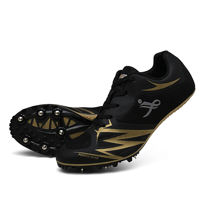 Cena Mężczyźni kobiety lekkoatletyka buty Outdoor Sport kolce trampki męskie kobiece obuwie sportowe nastolatki buty biegowe