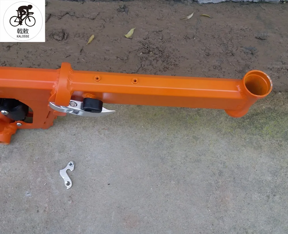 Excellent Kaloss  175mm rear hubs   20*4.0 inch soft-tail snow bike frame BB120mm  Folding Fat bike frame   Beach bike  frame 2