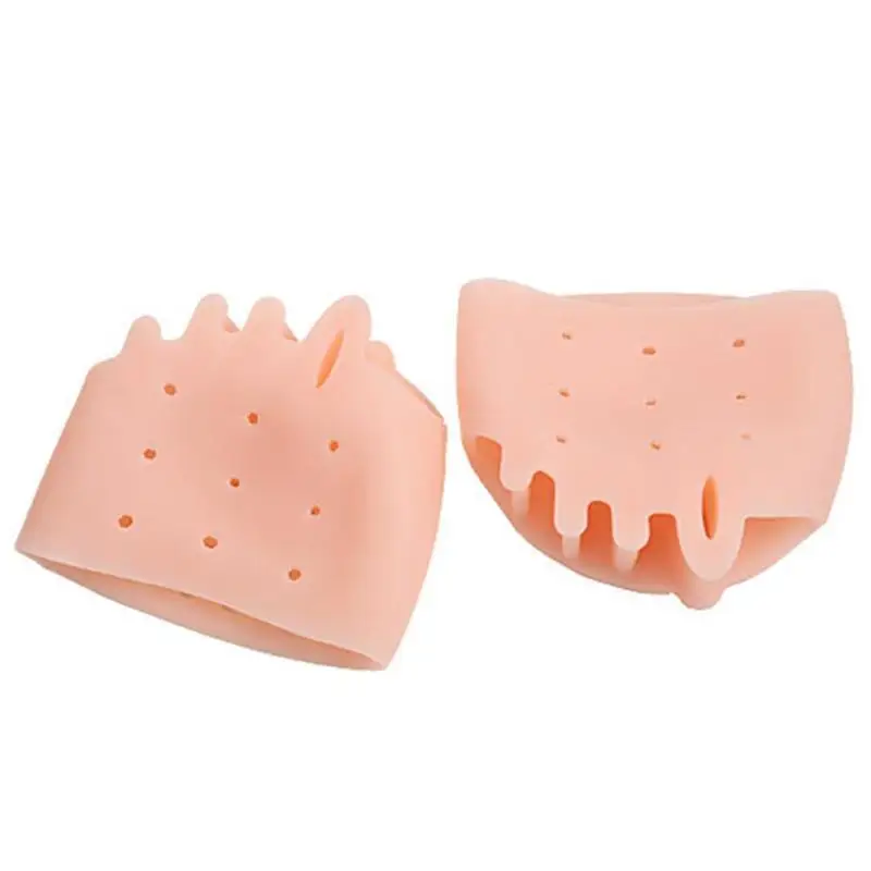 

Silicone Insoles Forefoot High Heels Pad Overlapping Toe Separators Hallux Valgus Orthotics Silica Gel Insoles For Shoes Inserts