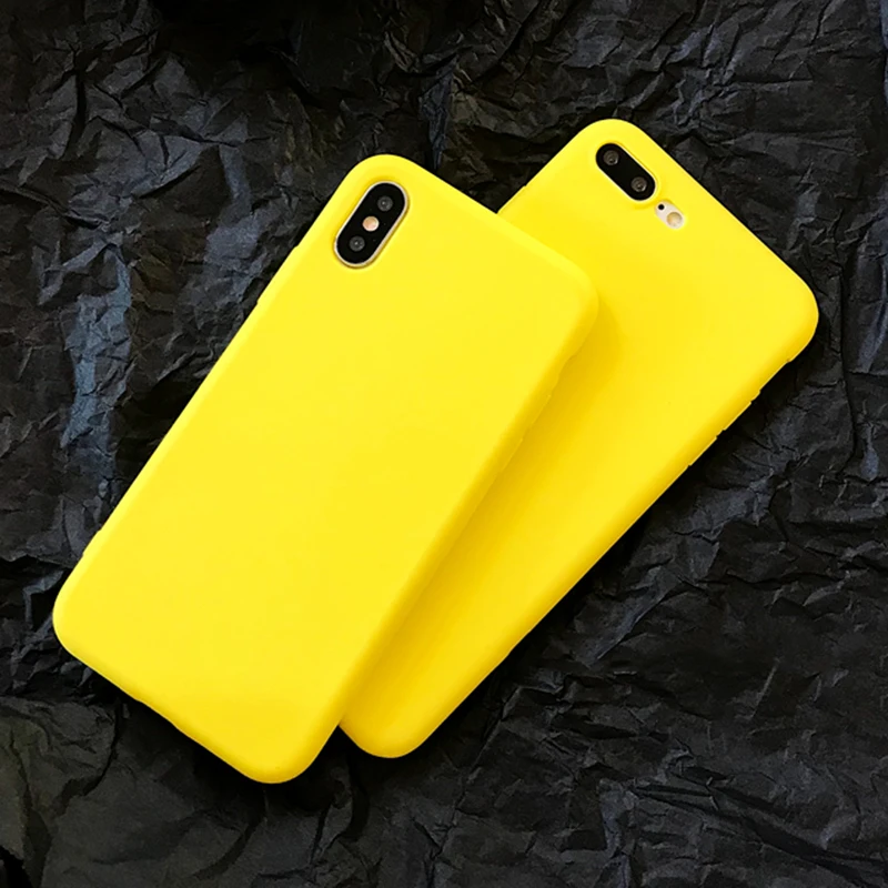 Мягкий чехол-накладка из ТПУ для iPhone 6 6S 7 8 Plus X XS XR Max 11 pro | Мобильные телефоны и