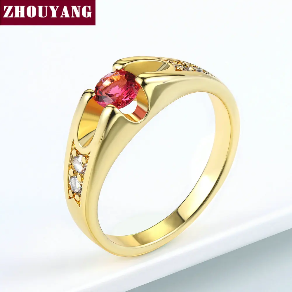 ZHOUYANG Wedding Ring For Women Classic Cubic Zirconia Rose Gold Color Fashion Jewelry Lover Rings Austrian Crystal ZYR249 - Image 4