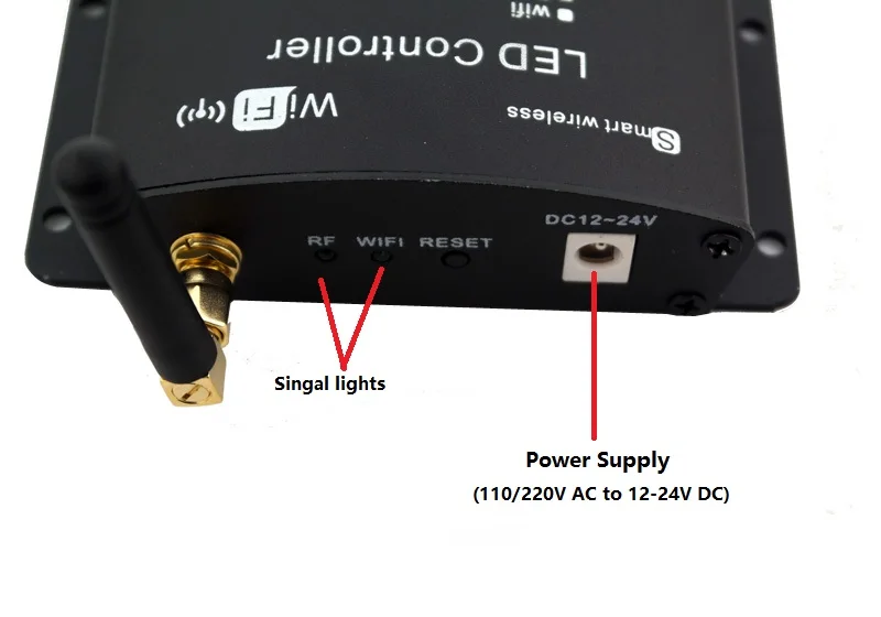 Сенсорный экран Wifi RGB светодиодный контроллер 12V 24V 12A приложение Android RF Беспроводной Wi-Fi диммер контроллер для RGB CT один Цвет Светодиодные ленты светильник