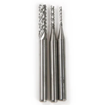 

6pc 1.0mm 1.5mm 3.175mm CNC PCB Router Bit Drill Corn Milling Cutter Shank 1/8''
