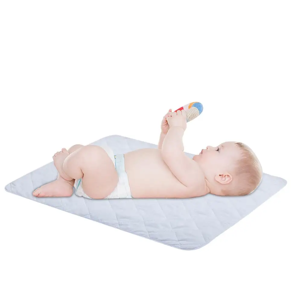 Beli 3 Ukuran Bayi Kebocoran Urin Isolasi Pad Tahan Air Pad Kapas Murni Empat Lapis Tebal Lagi Mengubah Pad liners