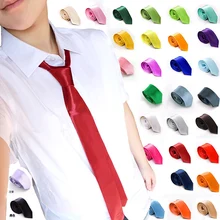 Косплей 5 см узкий галстук чистый цвет разнообразие цветов галстук Cos основы аксессуары