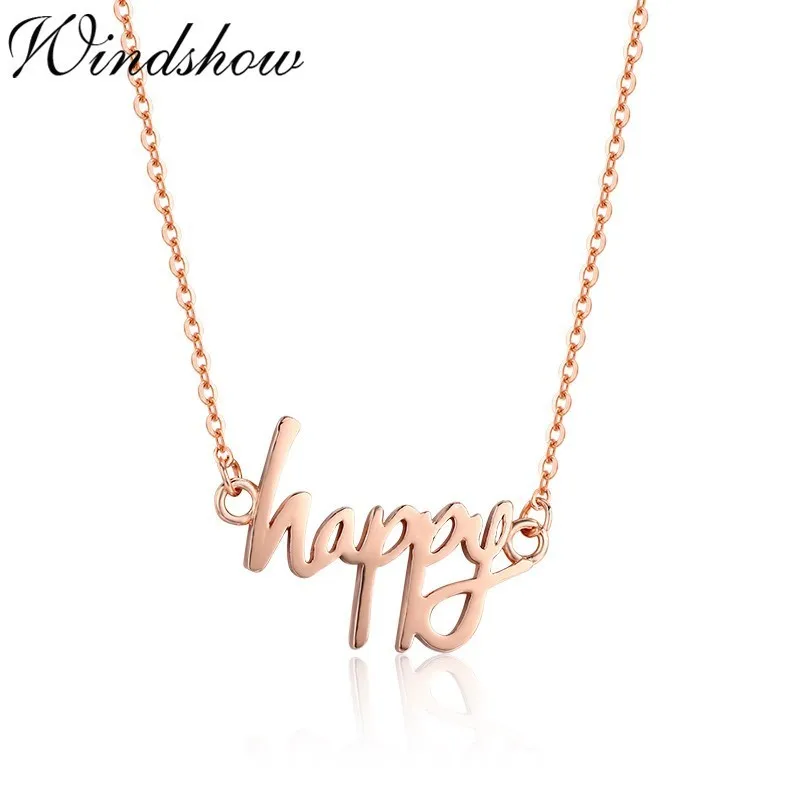 Простая Подвеска Happy Charm короткое колье чокер для женщин девушек лучших друзей