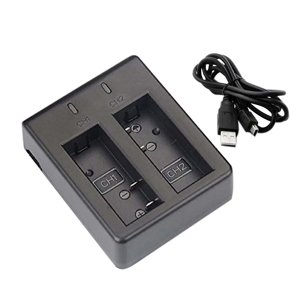 

Double Charger for SJ Cam SJ4000 WiFi SJ5000 SJ6000 SJ7000 Action Camera (Black)