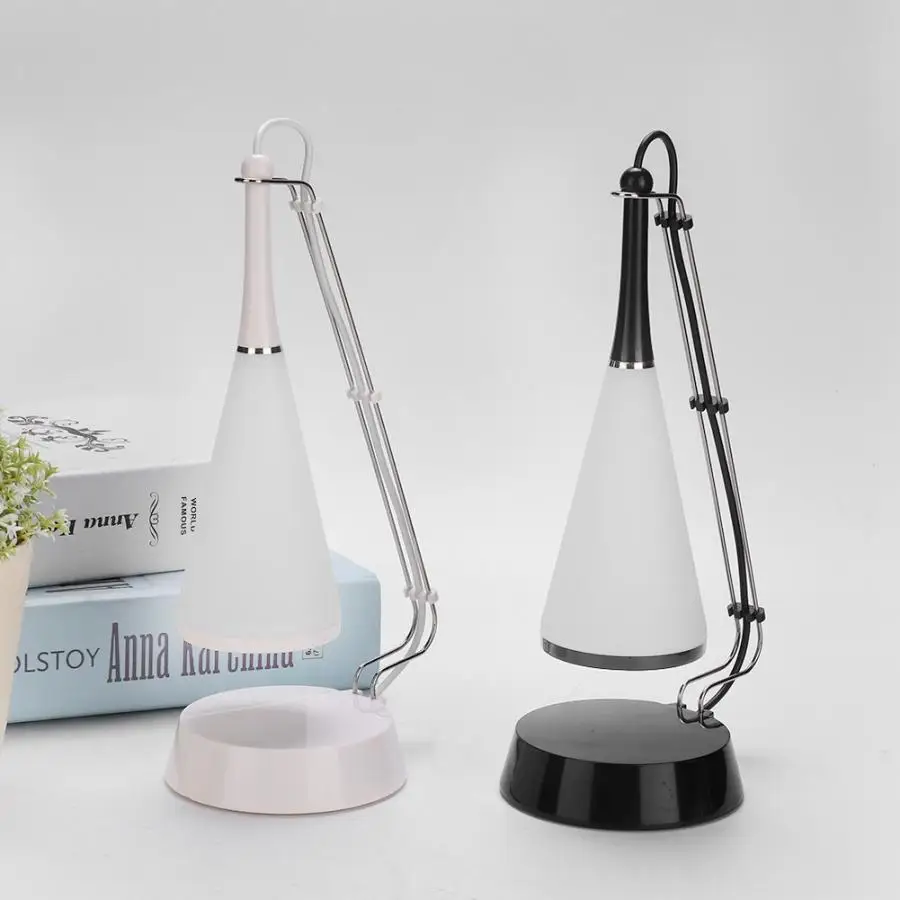 

LED Rechargeable Touch Dimmable Desk Lamp With Music Speaker For Study Reading