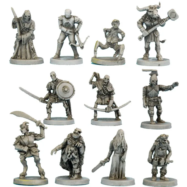 

New Cheap Die Casting Resin Magic Board Game Chess Model Accessories Zombies Ghosts Etc