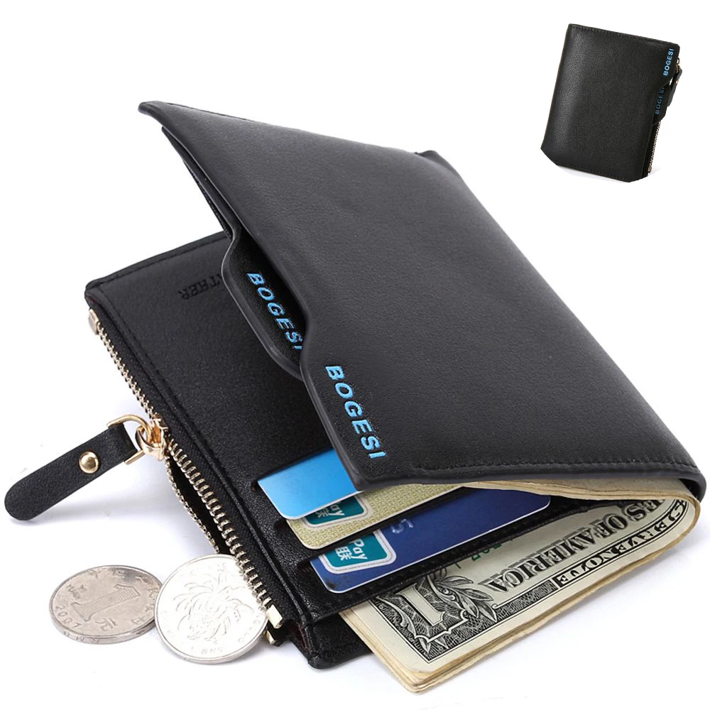 New Small Luxury Brand Coin Purse Male Wallets Clutch Handy Portfolio