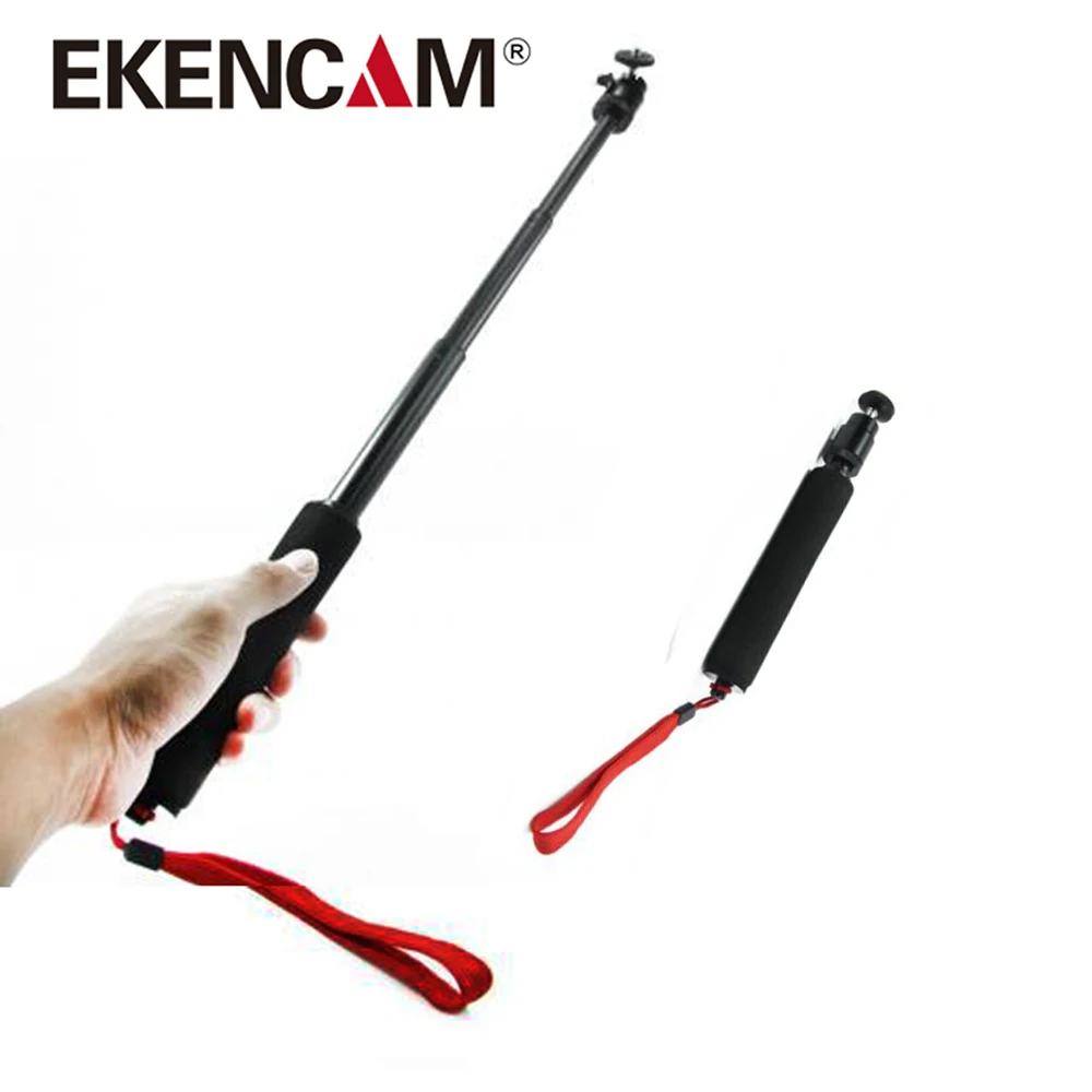 EKENCAM селфи палка Selflock телескопическая выдвижной Полюс ручной и штатив крепление для спортивной камеры
