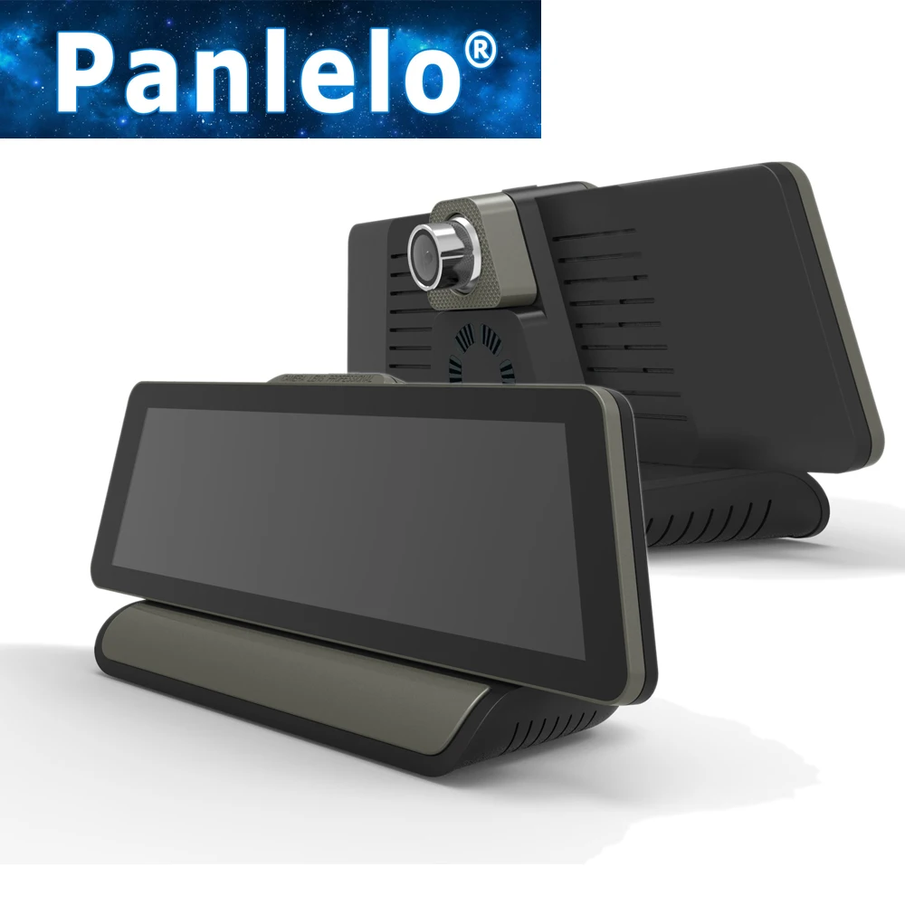 Panlelo gps автомобильный навигатор 9,88 дюймов Android 5,0 1600*400 HD 1080 P 3g с камерой Автомобильный gps с wifi DVR G-SENSOR с Bluetooth