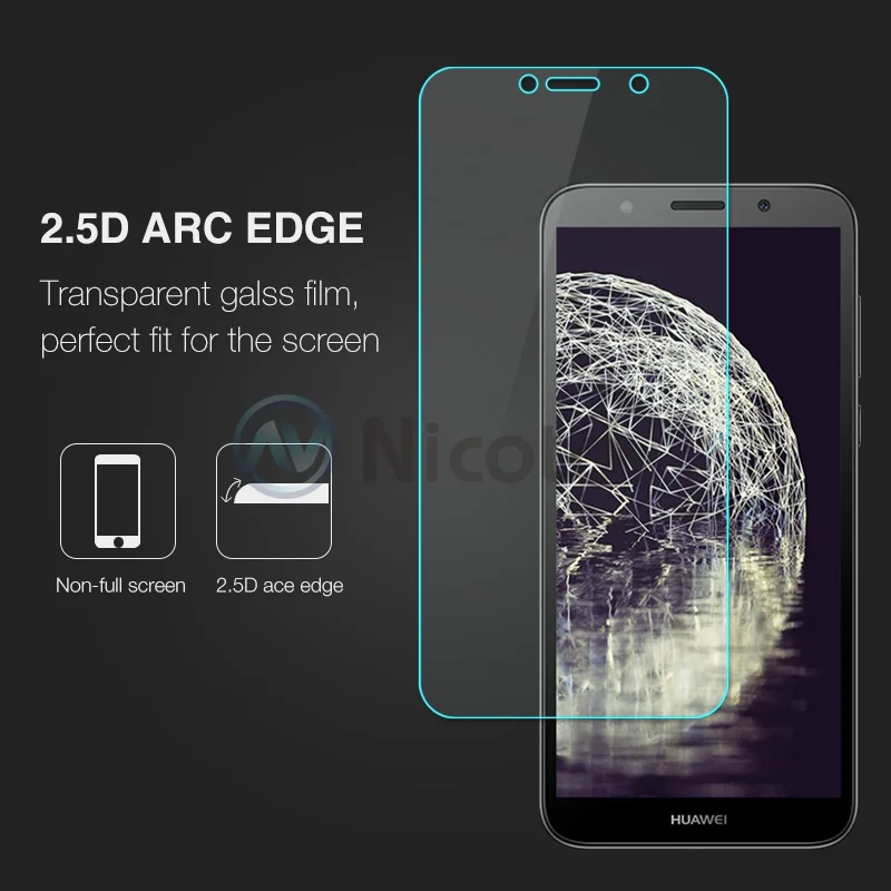 Nicotd Tempered Glass For Huawei Y5 Prime 2018 Screen Protector For Huawei Y5 Prime 2018 5.45 DRA-L22 DRA-LX2 Protective film (4)