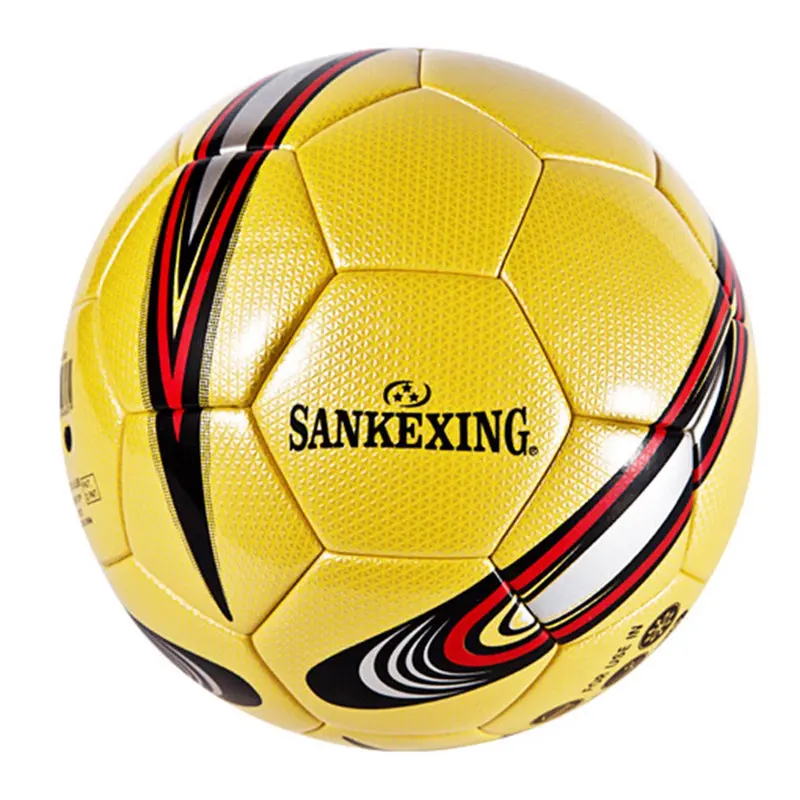 

SANKEXING Football Slip-resistant Professional Match Trainning Soccer Ball Game Soft Leather Size4 Football Balls Standard Balls