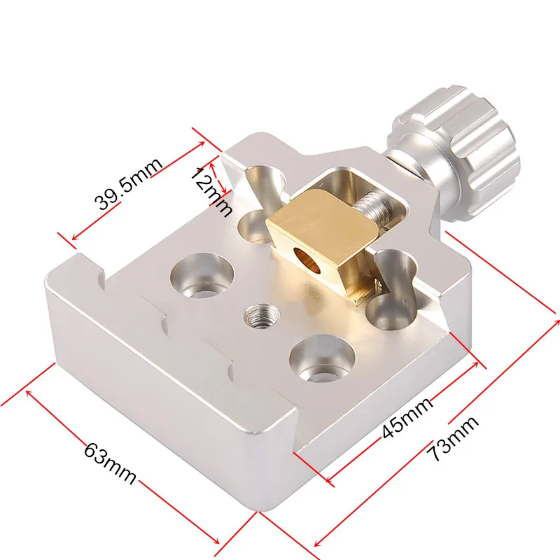 Средний паз ласточкин хвост с латунным замком винт для астрономии телескоп Finderscope экваториальное крепление Altazimuth крепление Pan-Tilt