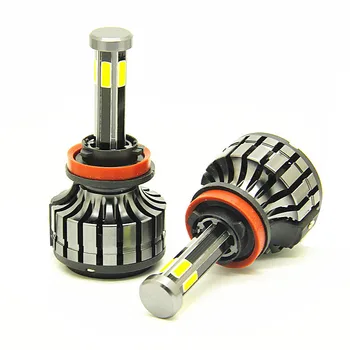 شراء50 مجموعات DHL مجانا 6 الجانب 55W سيارة LED 9004 9007 H13 المصابيح الأمامية السيارات H7 H4 H11 9005 9006 Led كشافات مصباح ليد