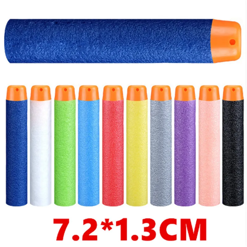 100PCS Foam Soft Bullets Hollow Head Toy Gun Darts for Nerf Refill Darts 7.2cm Universal Blasters for N-strike Elite Series 100PCS Foam Soft Bullets Hollow Head Toy Gun Darts for Nerf Refill Darts 7.2cm Universal Blasters for N-strike Elite Series
