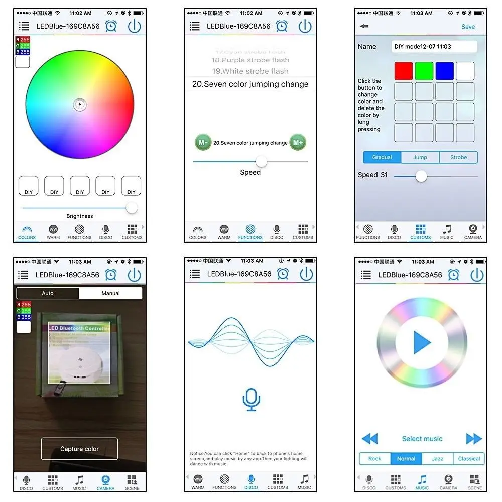 DC12-24V RGB/RGBW Bluetooth Контролер для светодиодный 5050 RGBW полосы на смартфоне IOS Android приложение управления