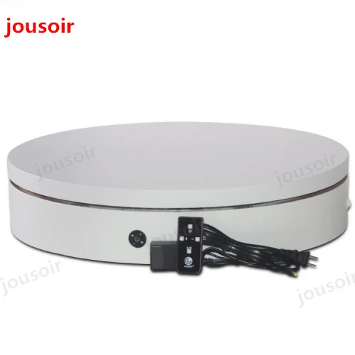 Белый 60 см 360 градусов 3D пульт дистанционного управления Регулируемая скорость направление Электрический вращающийся стол для фотосъемки CD50