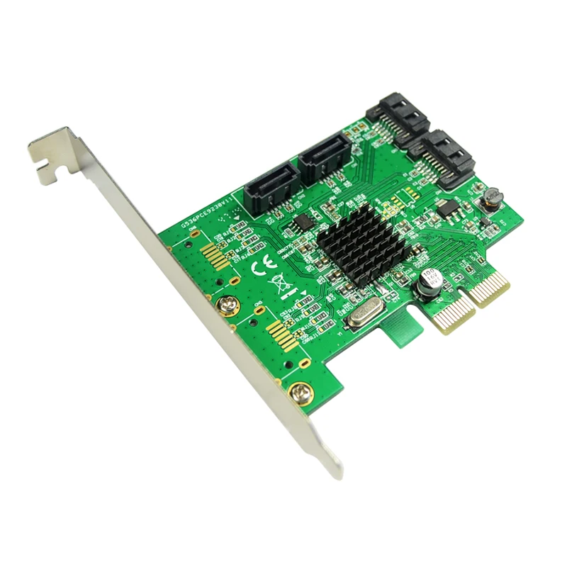 Плата Quad SATA III RAID PCI e x2 карта HyperDuo 4 порта s 6 Гбит/с 3 0 SSD + HDD Express RAID0 RAID1 RAID10|card frame|card