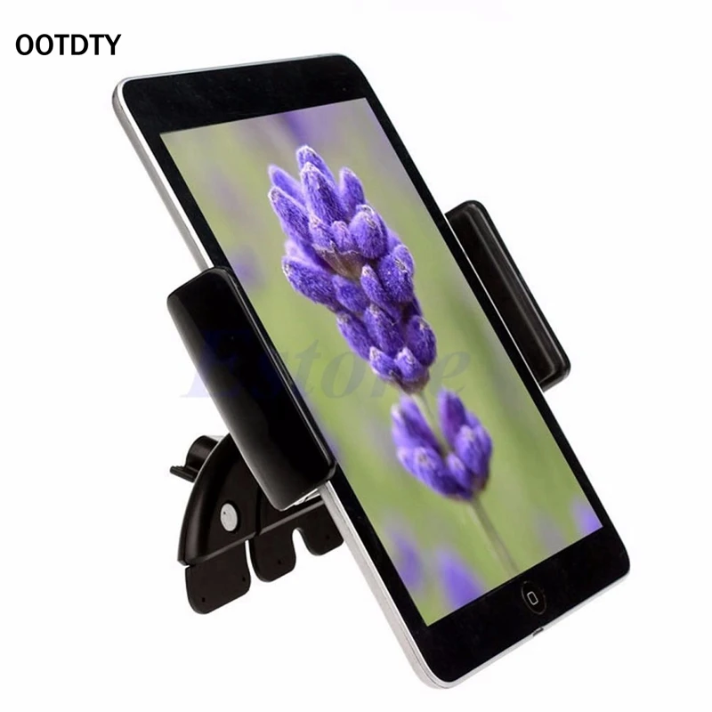 

OOTDTY 2017 New Adjustable Car CD Slot Mount Holder Stand For GPS Tablet For iPad Mini 7