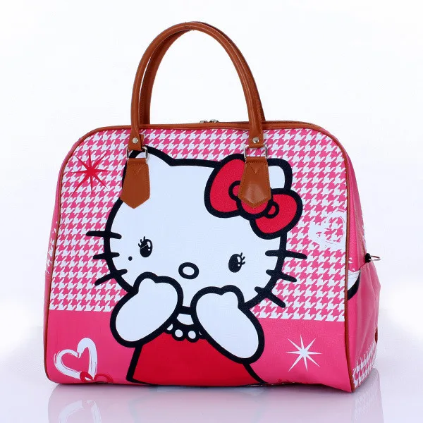 Новая Большая Ручная сумка Hello kitty с плечевым ремнем, чистая XW-1042 - Цвет: A