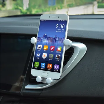 

Car Gravity Sensing Navigation Bracket Panda Shape Air Outlet Snap Type Universal Holder for Phone GPS Anti-slip Adjustable