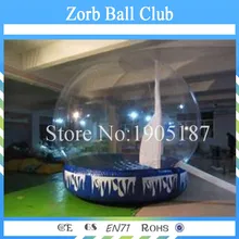 Надувной Рождественский снежный шар пузырьковый тент рекламная палатка надувной шар 3 м с воздушным насосом бесплатно