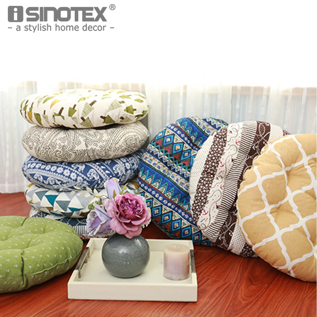 Home Textile Seat Back Cushion Pillow Cotton Linen Fabric PP Cotton