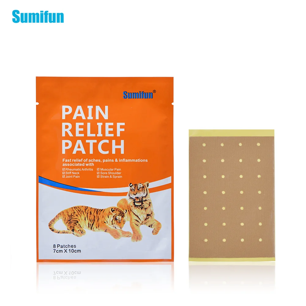 56pcslot Pain Relief Plaster Tiger Chinese Patch Arthritis Relief Medical Neck Muscle Massager Orthopedic Plaster Body Massage-1