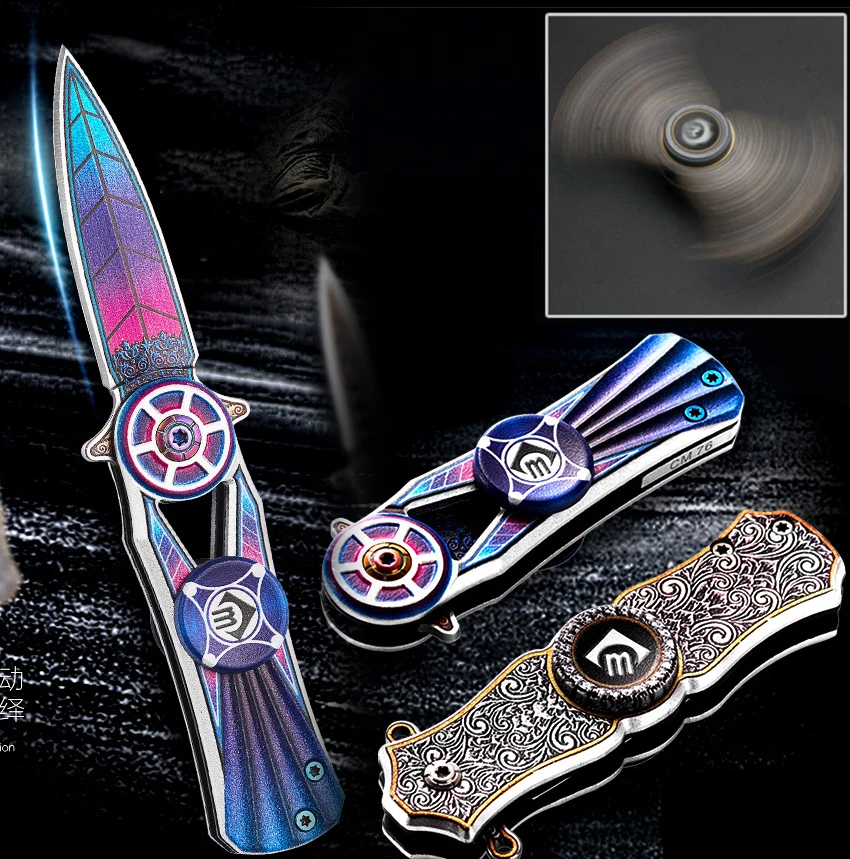 Baratos Creativo Mini plegable cuchillo Cs Go Pocket cuchillo de la fruta 440C hoja pequeña Camping cuchillo táctico supervivencia al aire libre EDC herramientas