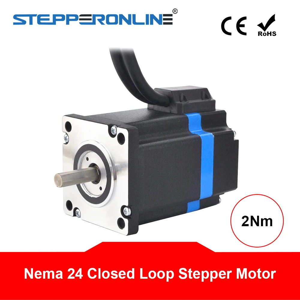 

Nema 24 Closed Loop Stepper Motor 2Nm 5.8A Encoder Motor 1000CPR 2 Phase Hybrid Nema24 Step Servo Motor