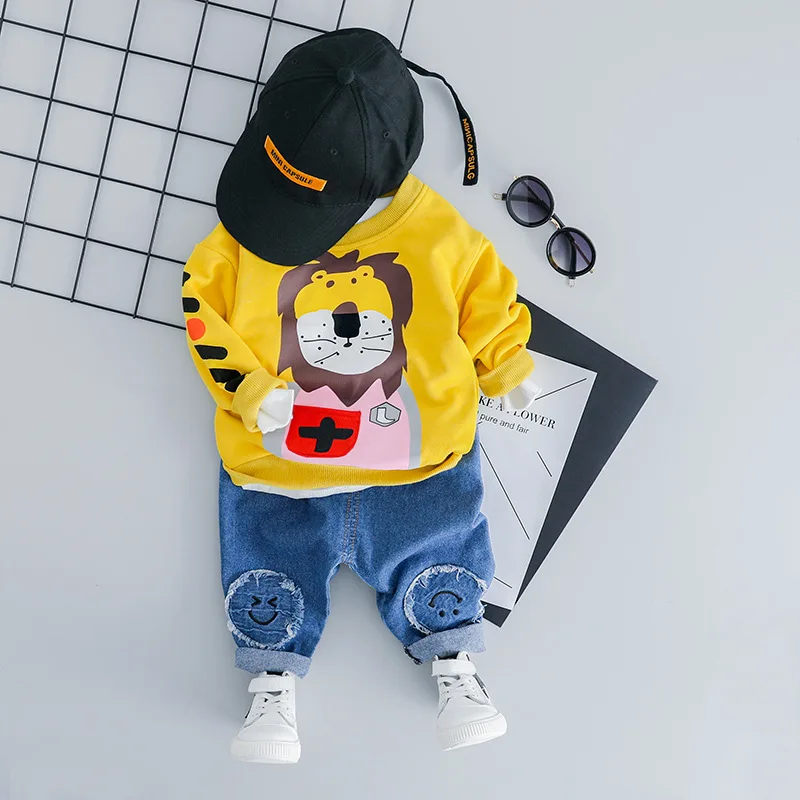 Baby Boy Clothes Set 2019 Spring Baby Girl Clothes Fashion Cotton 2pcs Sets Infant Clothing Tracksuit Newborn Baby Clothing Sets