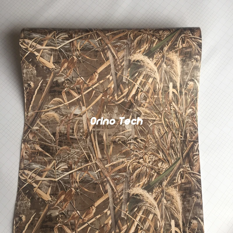 

3 Rolls Realtree Shadow Grass Camouflage Vinyl Wrap Film Sheet Motorcycle Scooter Car Wrapping Foil Sticker Size: 0.5x5m/Roll