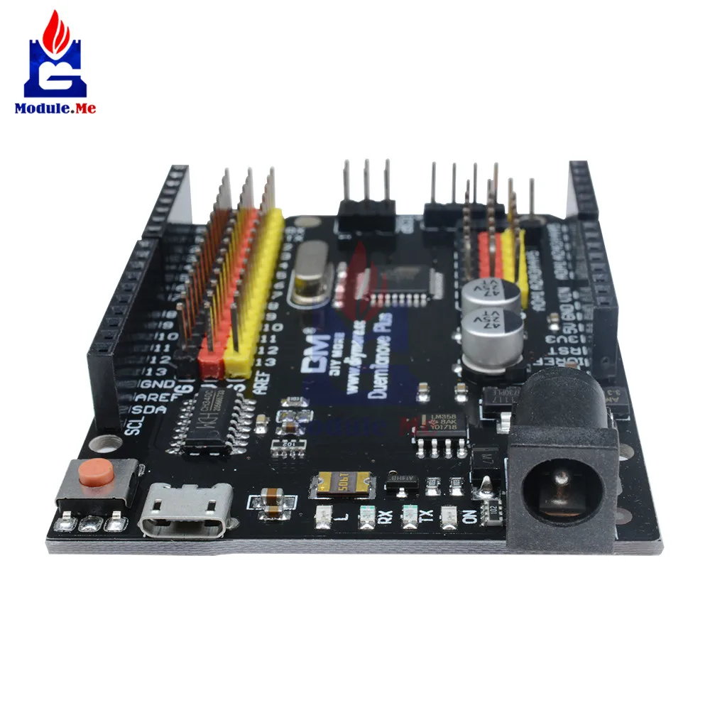 Duemilanove плюс макетная плата модуль CH340G ATmega328P микроконтроллер Замена FT232 совместимый для Arduino с USB кабелем