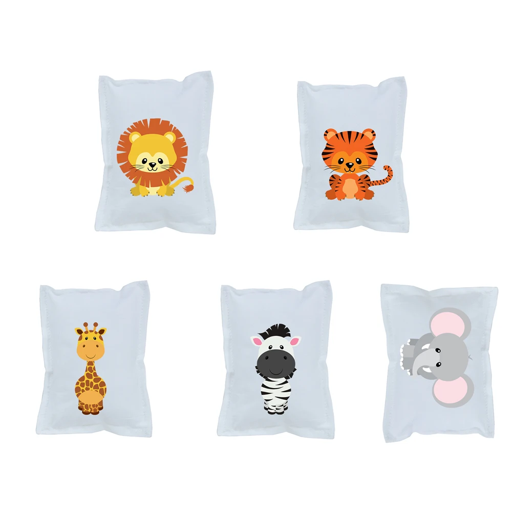 

Safari Animal Theme Small Pillow Supplies Birthday Party Supplies Decoration Supplies Upholstery Children's Room Decoration