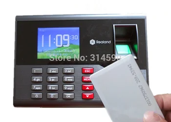 

Realand A-C121 TCP/IP Biometric Fingerprint Time Clock Recorder Attendance Employee Electronic Punch Reader Machine