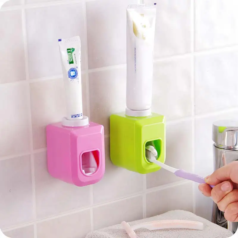 New Home Automatic Toothpaste Dispenser Squeezer Wall Mount Auto Squeezer Toothpaste Dispenser Bathroom Accessories Hot Sale -TH
