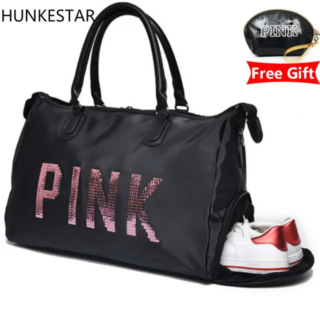 2018 Sequins Black Women Gym Bag Fitness Travel Handbag Outdoor 2018 Sequins Black Women Gym Bag Fitness Travel Handbag Outdoor Separate E For Shoes Sac Sports