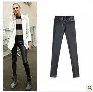 

women leggings faux leather high quality slim leggings plus size High elasticity sexy pants leggins s-xl leather boots leggings
