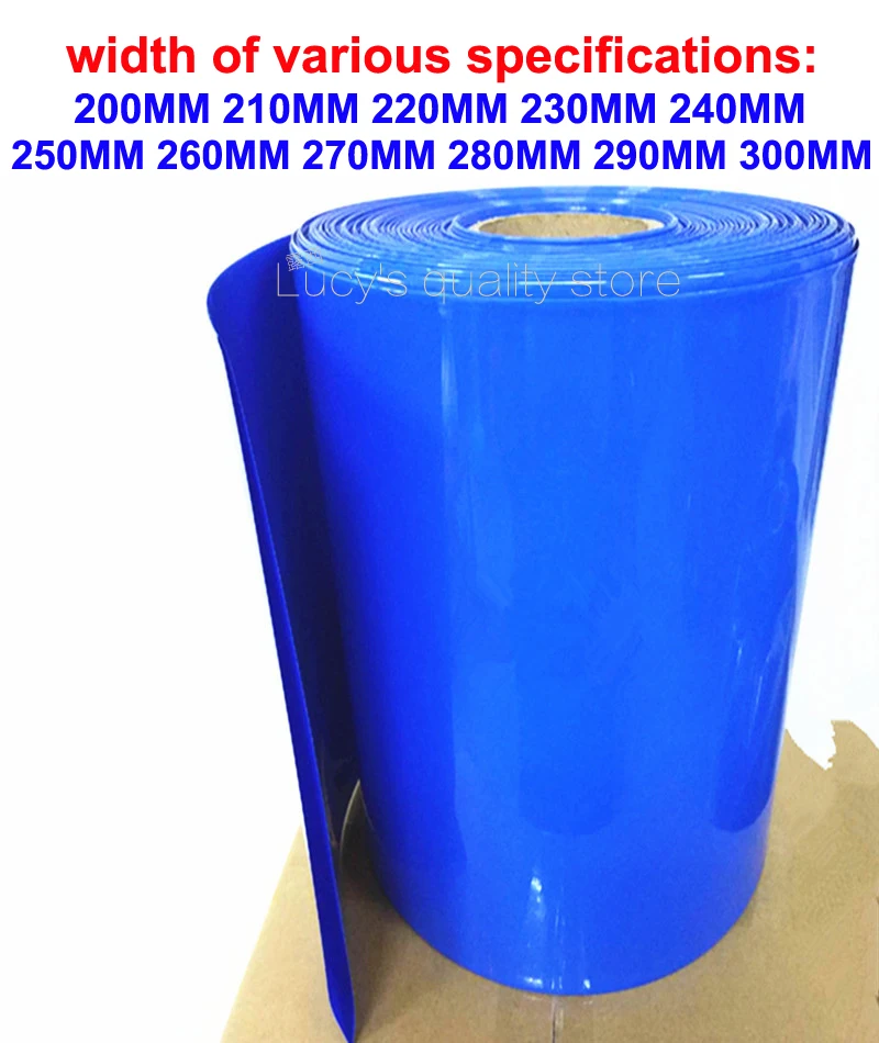 

1kg 18650 Lithium Battery Encapsulation Heat Shrink Tubing 3 Lithium Battery Pack Shrink Insulation Film PVC Heat Shrink Film