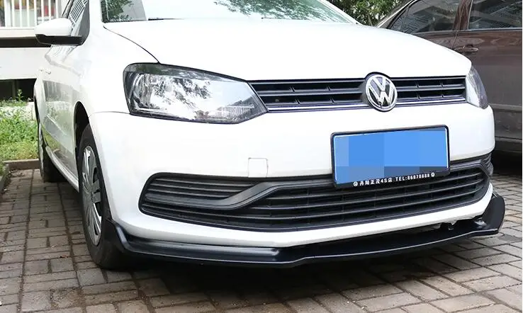 Для VW POLO ABS задний бампер диффузор протектор для- POLO обвес бампер задний передний Лопата задний спойлер