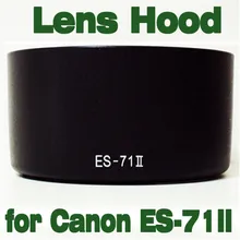 COMLYO байонет Камера бленда сменный для Canon ES-71 II для EF 50/1. 4 USM 50mm f1.4 черный