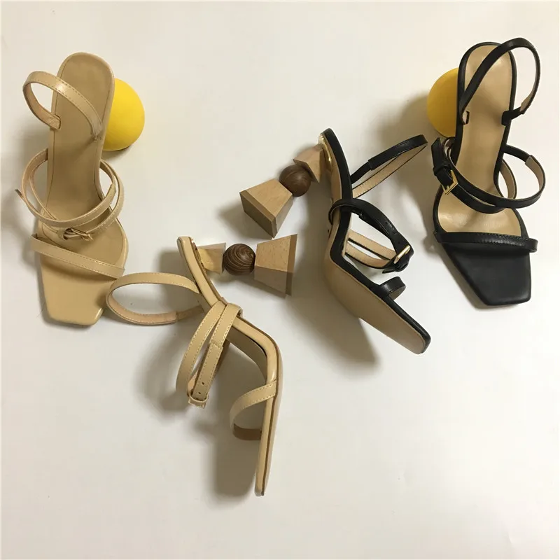 Женские сандалии-гладиаторы телесного цвета; летние модельные туфли-лодочки в деловом стиле; желтые бальные туфли на высоком каблуке; Sandalias Femme; женская обувь на День святого Валентина