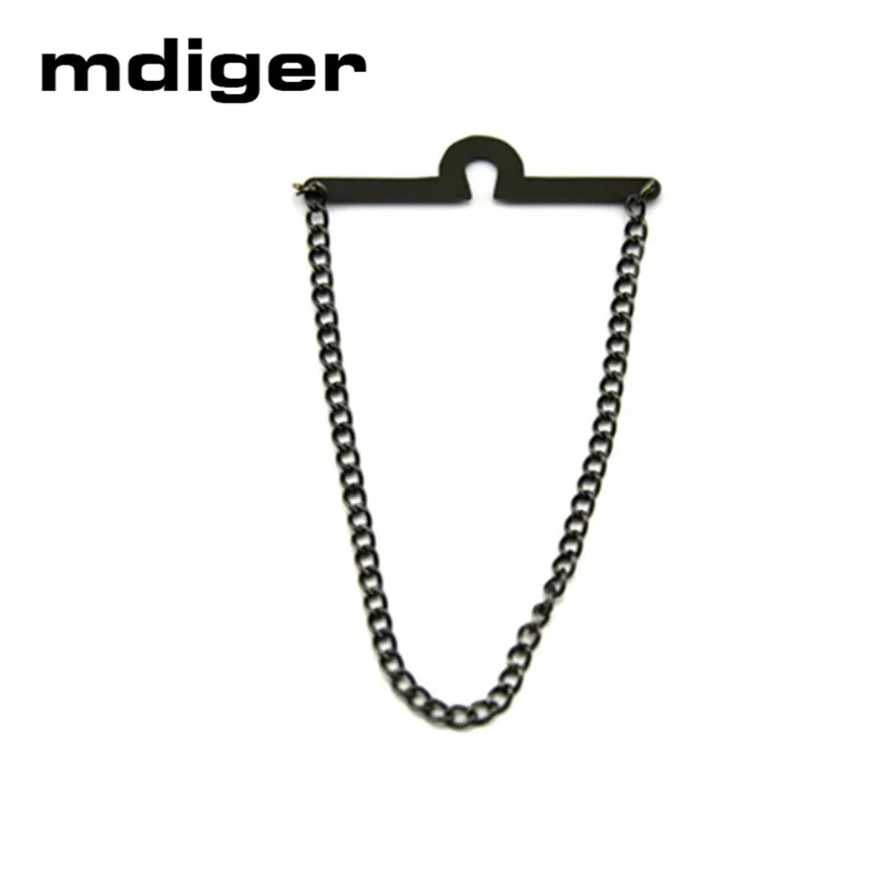 Mdiger Fashion Men's Suits Tie Chain Collar Clip Wedding Suits